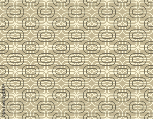 Abstract seamless pattern with ovals