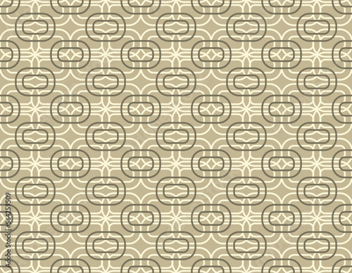 Abstract seamless pattern with ovals