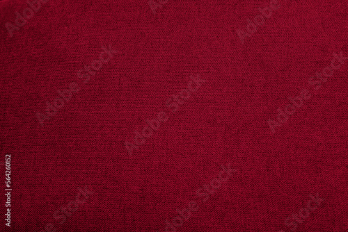 Close up of fabric texture toned in Viva Magenta trendy color
