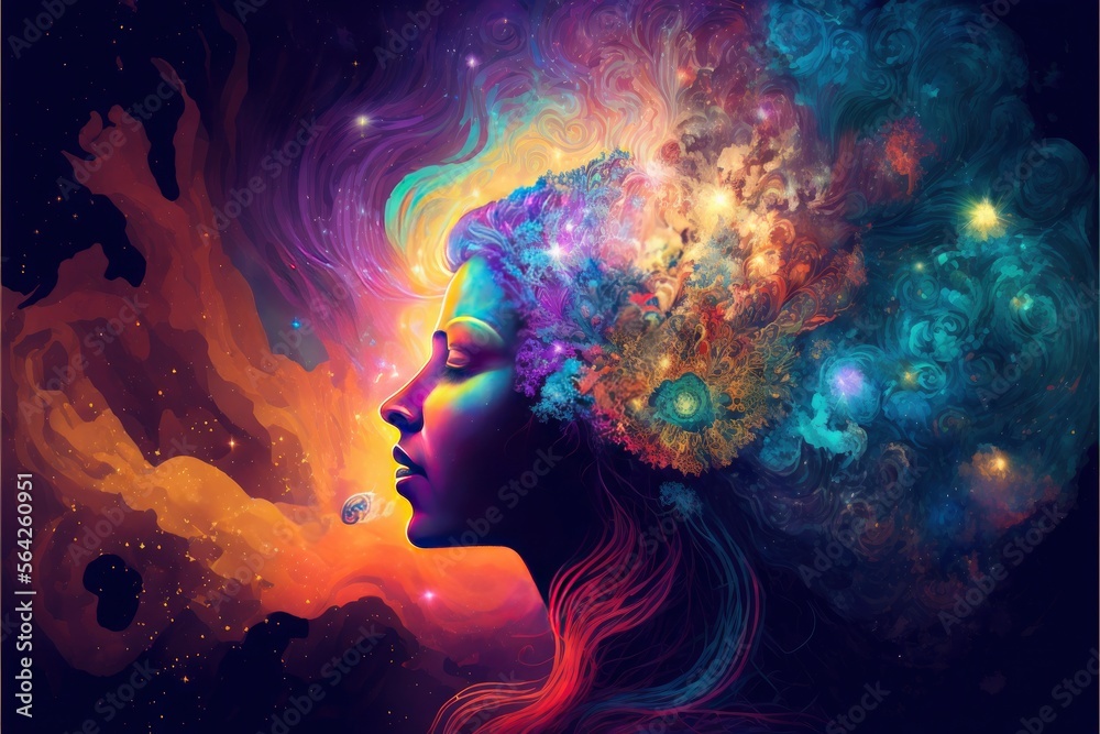 Euphoria dreamy aura calming psychedelic spirituality illustration Euphoria dreamy aura calming psychedelic spirituality illustration
