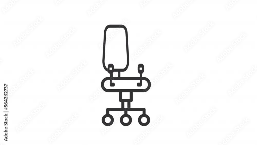 Animated seats linear icons. Living room furniture. Office chair. Dining room set. Seamless loop HD video with alpha channel on transparent background. Outline motion graphic animation Animated seats linear icons. Living room furniture. Office chair. Dining room set. Seamless loop HD video with alpha channel on transparent background. Outline motion graphic animation