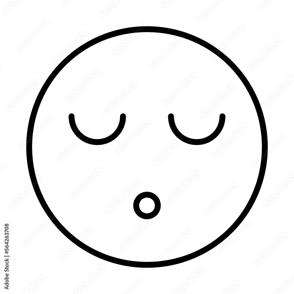 Sleepy Emoji, Emoticon Icon Logo Design Vector Template Illustration Sign And Symbol Pixels Perfect Sleepy Emoji, Emoticon Icon Logo Design Vector Template Illustration Sign And Symbol Pixels Perfect