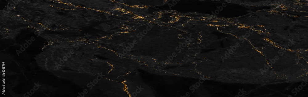 Black gold marble luxury texture golden line pattern abstract background. Panoramic Marbling texture design for Banner, invitation, wallpaper, headers, website, print ads, packaging design template.
