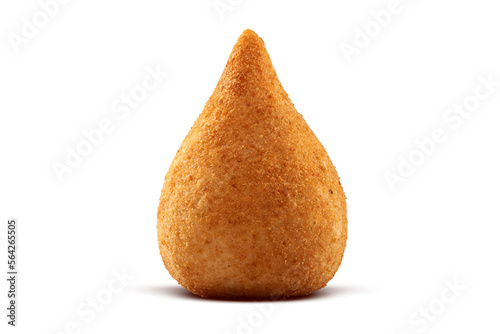 Foto Coxinha, traditional Brazilian snack, stuffed with chicken and fried