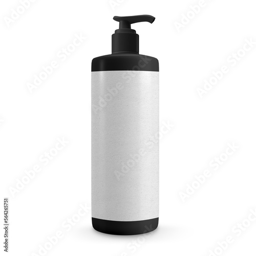 Bottle pump lid cream transparent