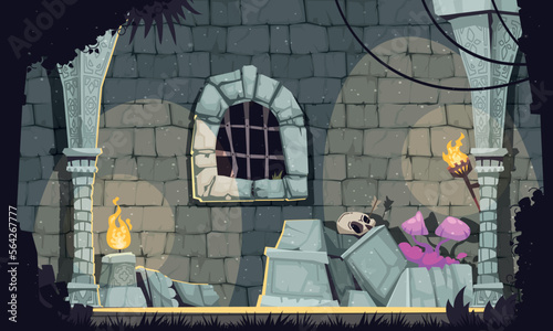Medieval Dungeon Cartoon