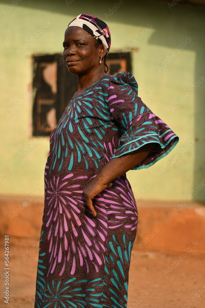 elderly african woman