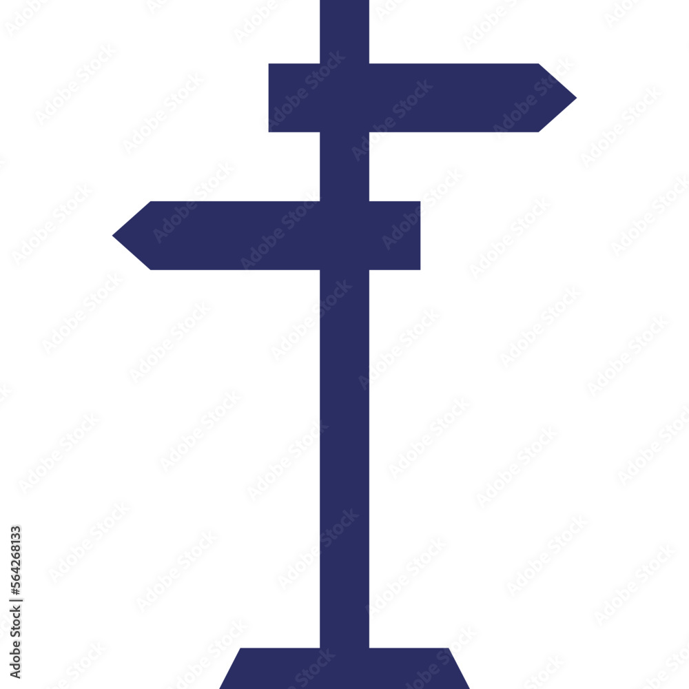 Direction, signpost  Vector Icon which can easily modify or edit

