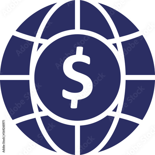 Business, dollar Vector Icon which can easily modify or edit

