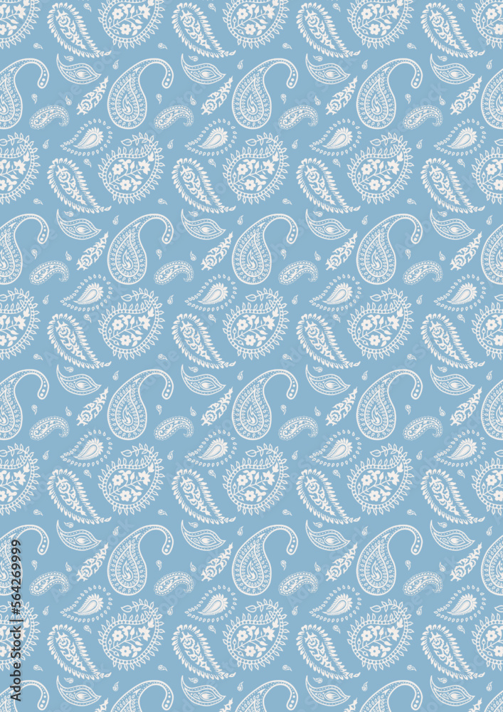 seamless paisley aop pattern 