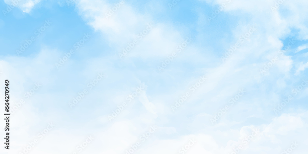 Beautiful sparse clouds in the blue sky. Natural cloudscape Wallpaper or Web banner With Copy Space For Text Beautiful sparse clouds in the blue sky. Natural cloudscape Wallpaper or Web banner With Copy Space For Text