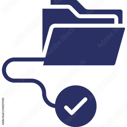 Ecommerce, folder Vector Icon
