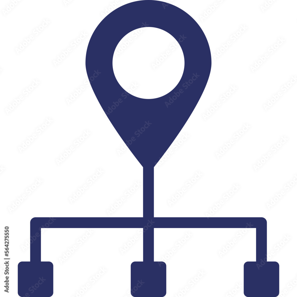 Hierarchy, network Vector Icon

