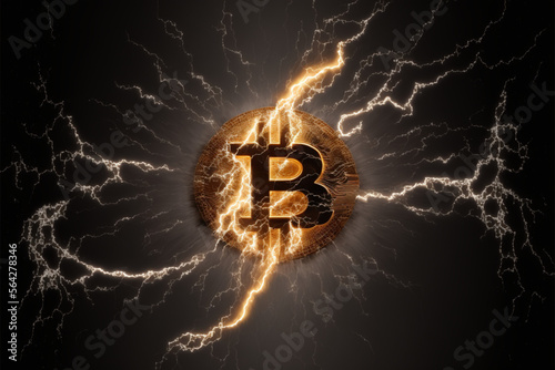 Bitcoin struck by lightening 