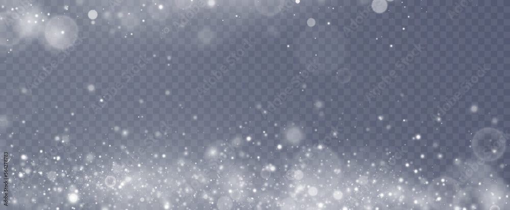 Particles of white magic dust. Shining light particles.Christmas glitter particles. Light effect on a transparent background. Particles of white magic dust. Shining light particles.Christmas glitter particles. Light effect on a transparent background.