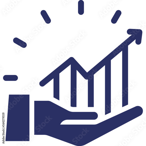 Achievement, career advancement Vector Icon
