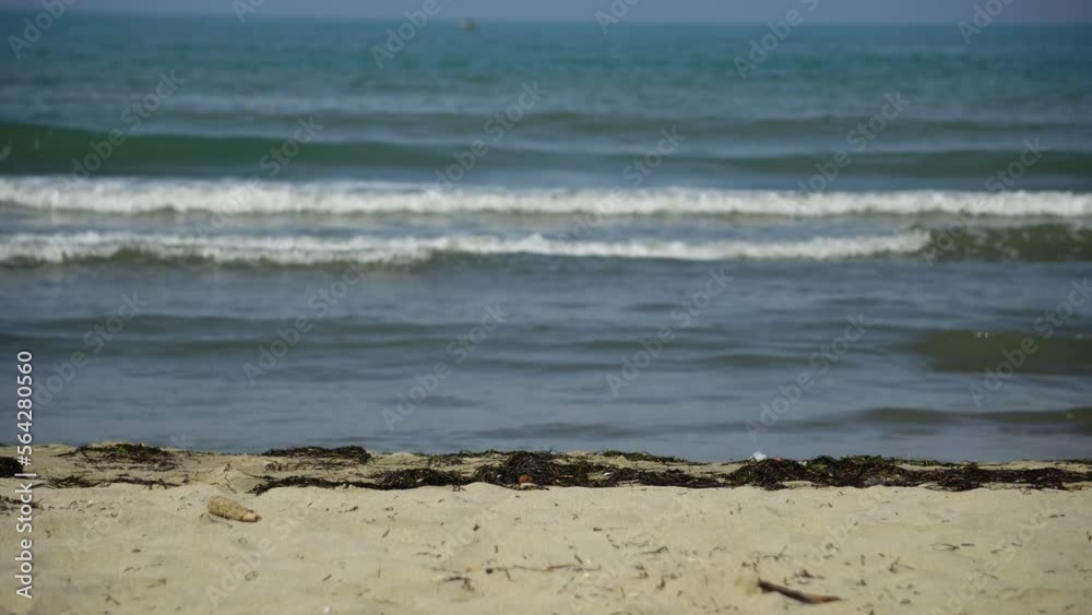 Rough waves water surface in sea Rough waves water surface in sea