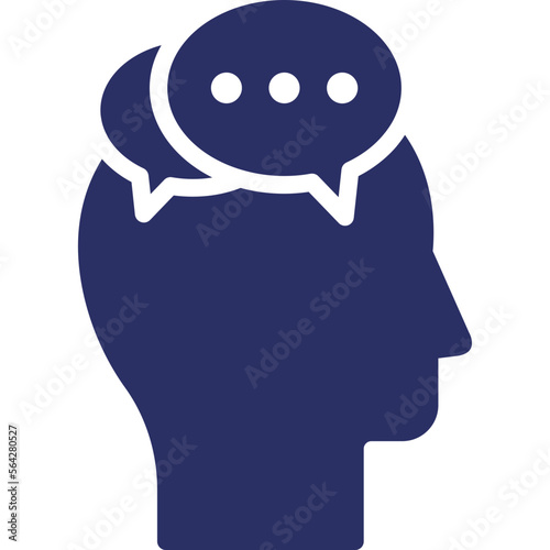 Brain, brainstorming Vector Icon


