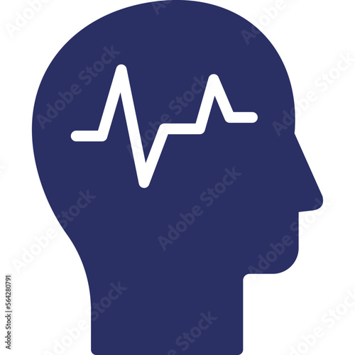 rain, brain structuring Vector Icon

