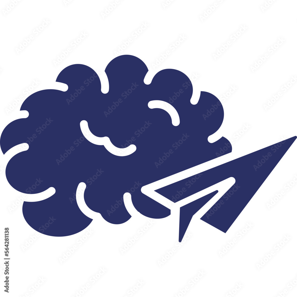 Brain, brainstorming Vector Icon
Brain, brainstorming Vector Icon