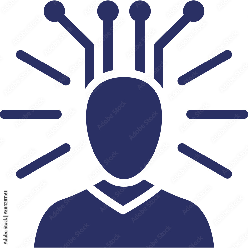 Artificial intelligence, information Vector Icon
Artificial intelligence, information Vector Icon