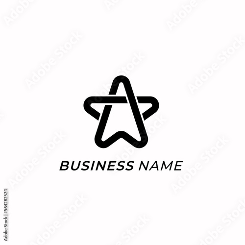 logo design line creative star