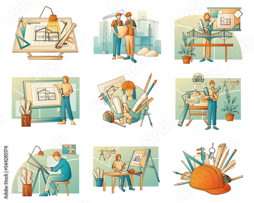 Architects Construction Engineers Compositions