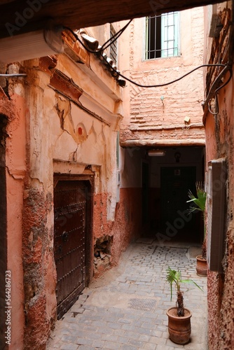 Fototapeta Naklejka Na Ścianę i Meble -  Medina (Old Town) of Marrakech, Morocco