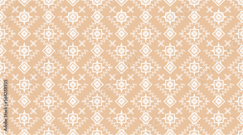 Fabric pattern, geometric shapes come together to form a pattern, which will have a seamless pattern