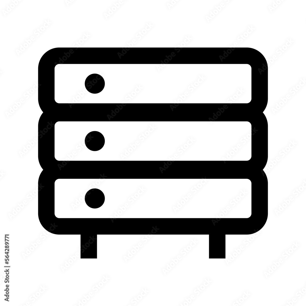 Server. Database. Computing icon. Vector. Server. Database. Computing icon. Vector.