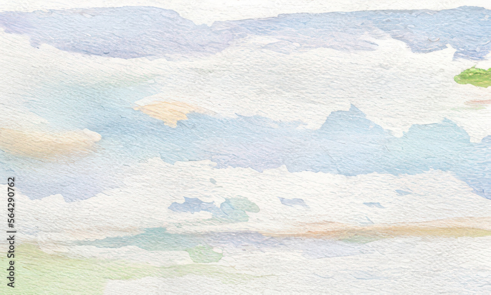 Fototapeta premium white painting background, thick brush strokes created with Generative AI