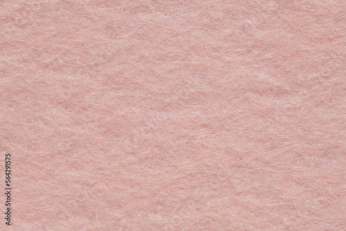 Soft felt textile material Tender Peach colors, colorful texture flap fabric background closeup