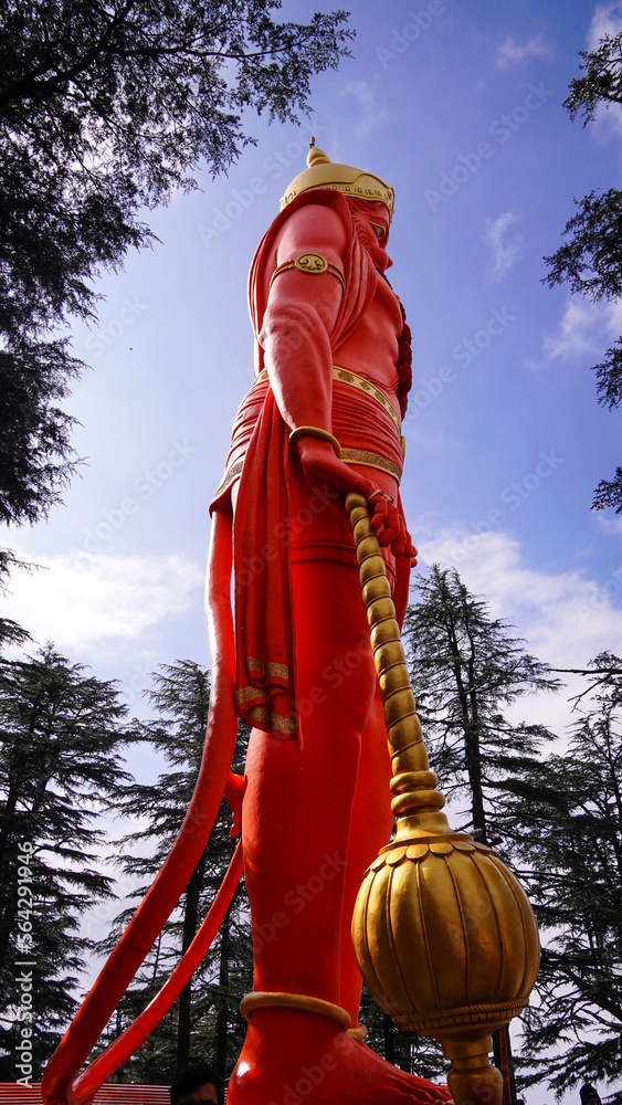 Sri hanuman statue tallest hanuman statue Jakhu Temple Shri Hanuman Mandir Jakhoo Jakhu Temple