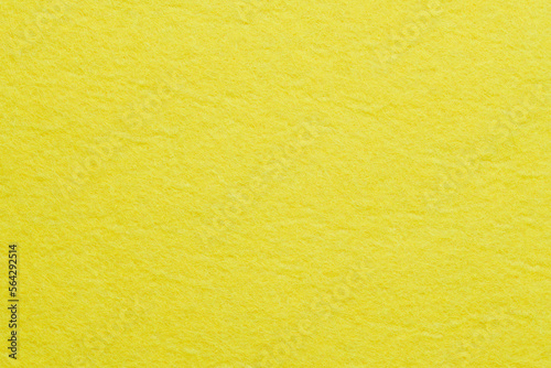 Leinwand Poster Soft felt textile material yellow color, colorful texture flap fabric background