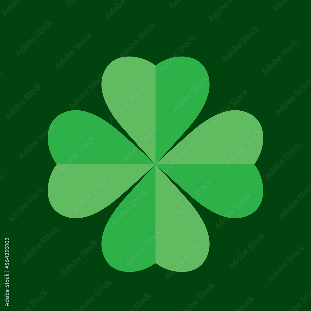 Four leaf sparkle clover vector icon. Lucky symbol of the Irish beer festival St. Patrick. vector green clover. Four leaf sparkle clover vector icon. Lucky symbol of the Irish beer festival St. Patrick. vector green clover.