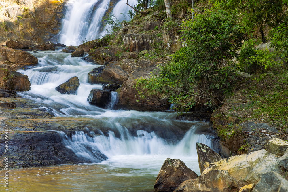 Datanla waterfall near Dalat, Vietnam