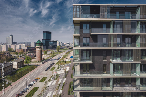 Obraz na płótnie Katowice w salonie