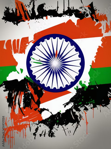 Indian flag Republic Day 26th January