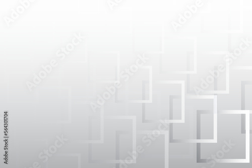 Abstract white and gray color, modern design background with geometric rectangle shape. Vector illustration. © BK_graphic