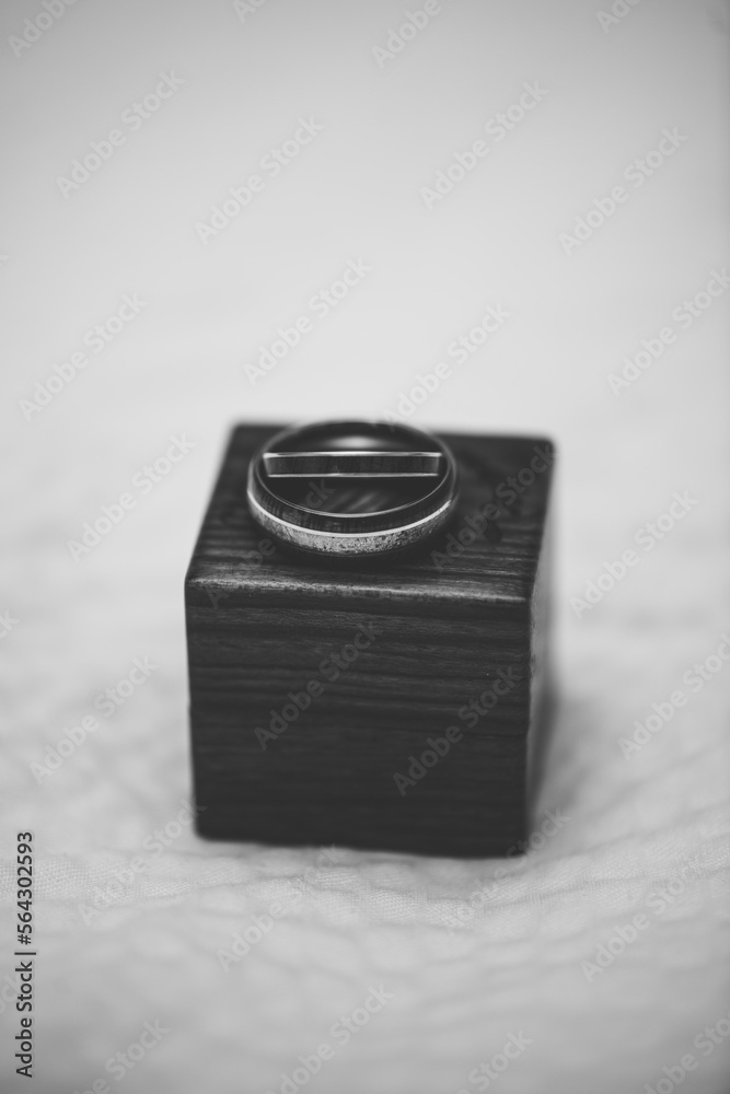 wedding rings on box stacked black and white wedding rings on box stacked black and white