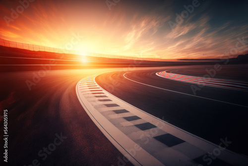  race track, generative ai photo