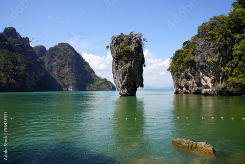 James Bond Island is the most famous island in Phuket, which is located in Phang Nga Bay © Sergey Fomin