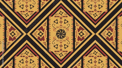Vintage decorative illustrations Background – (antique, textile, fabric, decoration, texture, diamond, seamless, Ornament, golden)