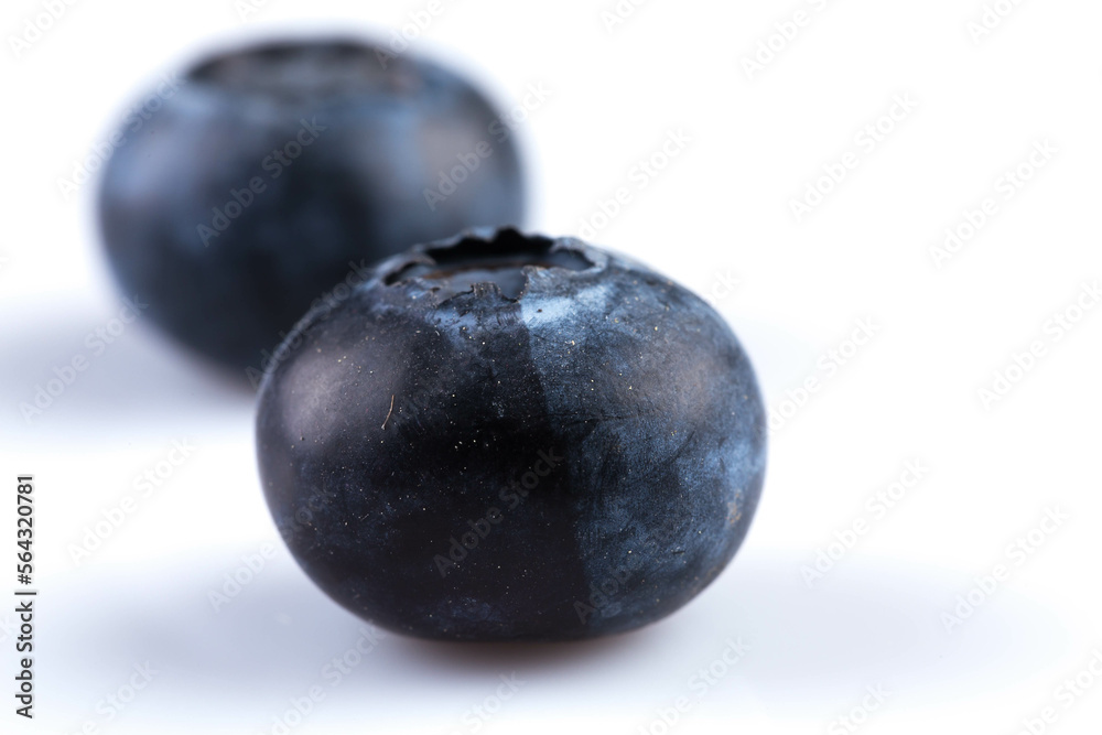 Blueberries on white background Blueberries on white background