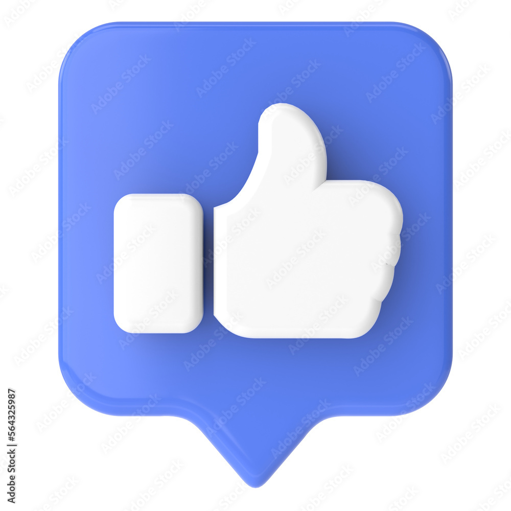 3D like icon. 3D icon. 3D illustration. 3D like icon. 3D icon. 3D illustration.