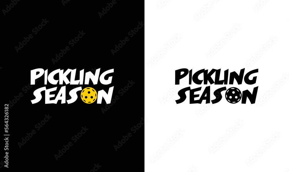 pickling Season  Quote T shirt design, typography