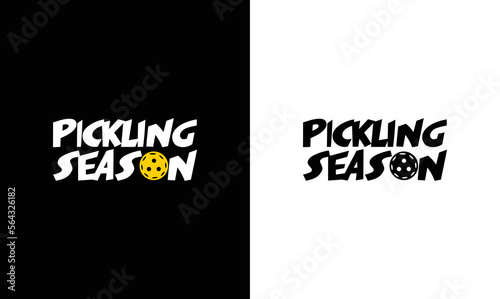 pickling Season  Quote T shirt design, typography