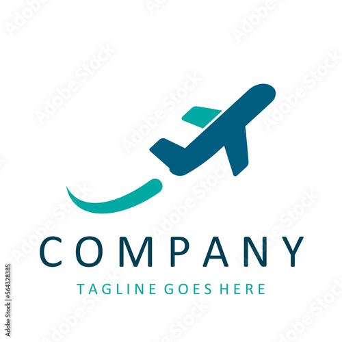 Flaying Icon Logo vector Template