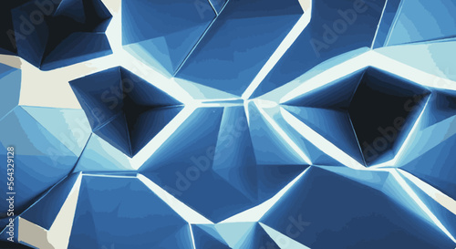 Dark blue vector layout with hexagonal shapes