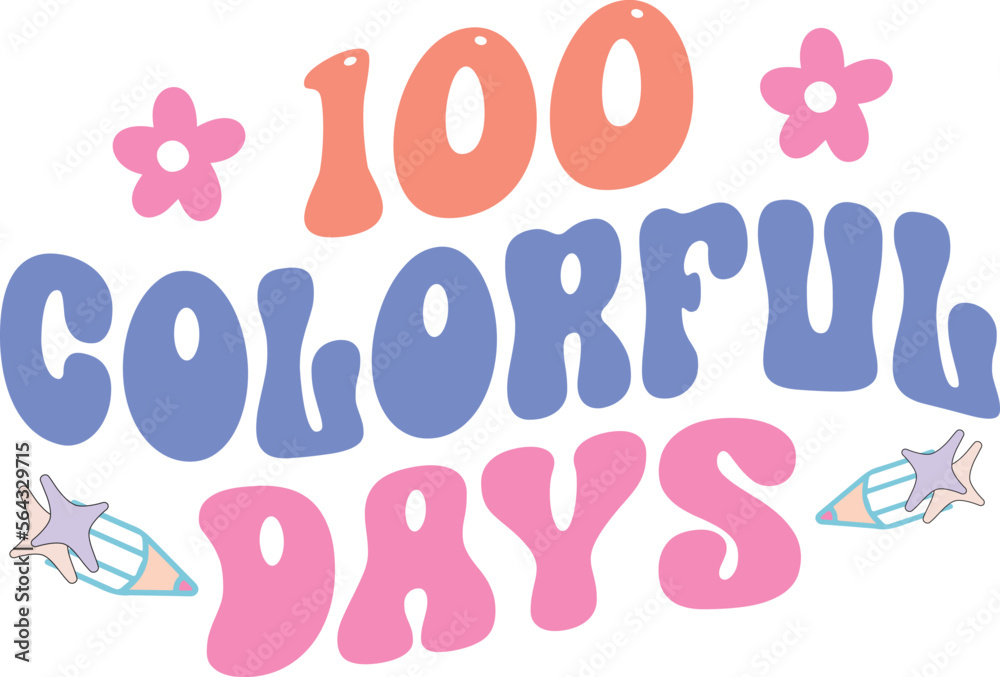 100 colorful days